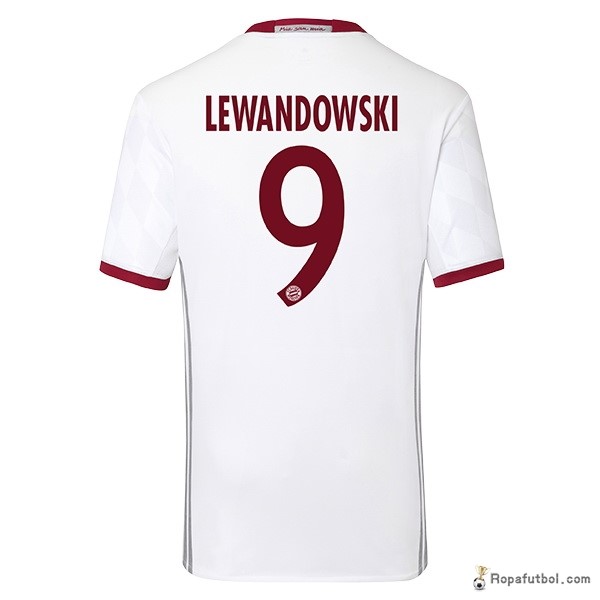 Camiseta Bayern de Múnich Replica Tercera Ropa Lewandowski 2016/17 Blanco